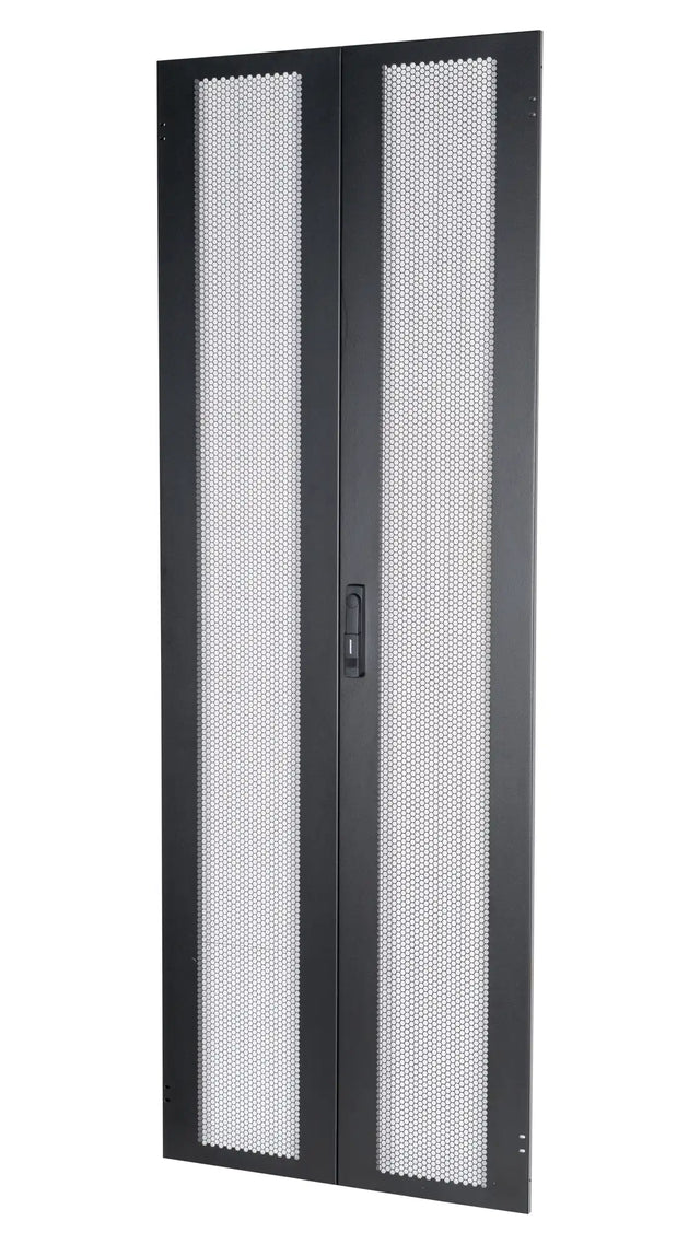 Doppel-Tür Metall perforiert 80% f. S-RACK 42HE B800 RAL9005