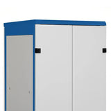 Doppel-Tür Metall voll DS/DSZ/DSS(IP20) 42HE, B=800, RAL7035