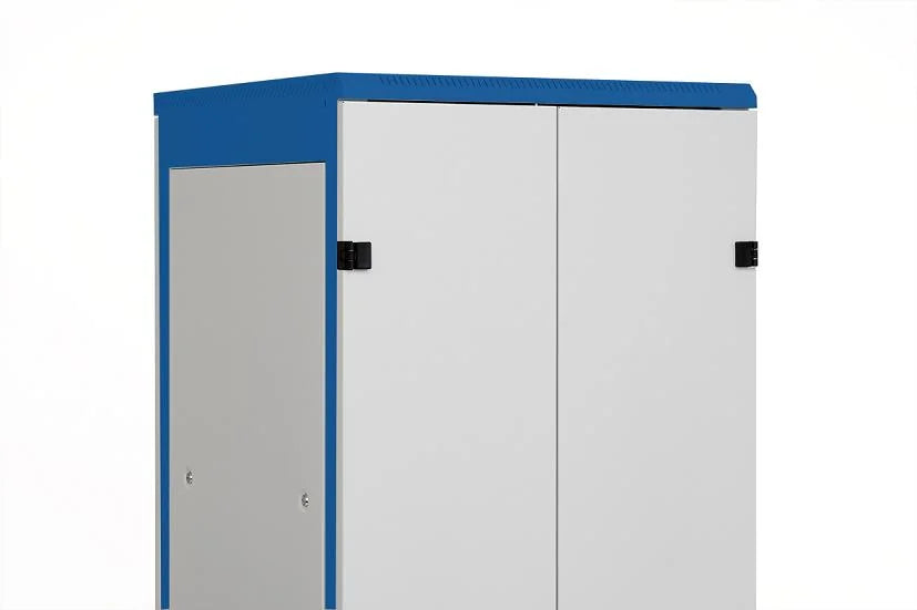 Doppel-Tür Metall voll DS/DSZ/DSS(IP20) 45HE, B=800, RAL7035