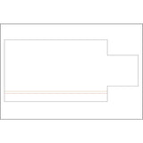 DOTLUX 3 Phasen-Stromeinspeiser, rechts, weiss