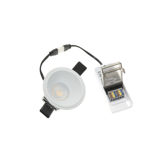 DOTLUX LED-Downlight MULTIsnap 6W 2700K/3000/4000K COLORselect Weiß
