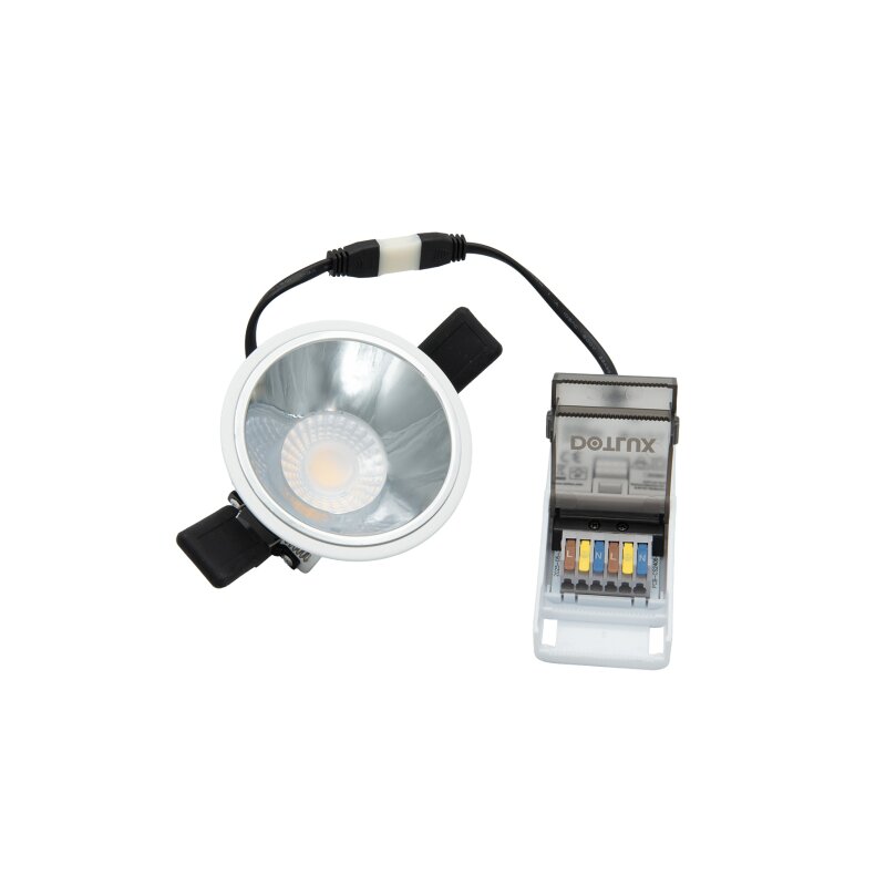 DOTLUX LED-Downlight MULTIsnap 6W 2700K/3000/4000K COLORselect Weiß