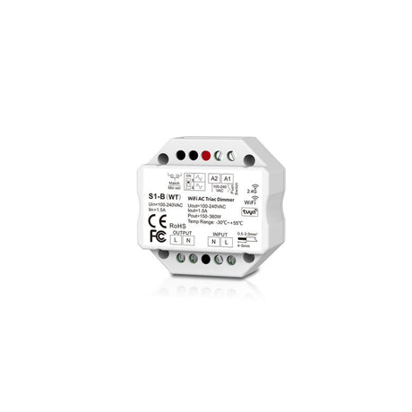 DOTLUX LED Funk-Empfänger/DimmerTuya & Fusion Triac Empfänger 1,5A 1Kanal 100 - 240V AC