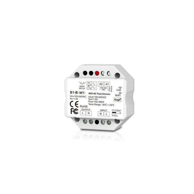 DOTLUX LED Funk-Empfänger/DimmerTuya & Fusion Triac Empfänger 1,5A 1Kanal 100 - 240V AC
