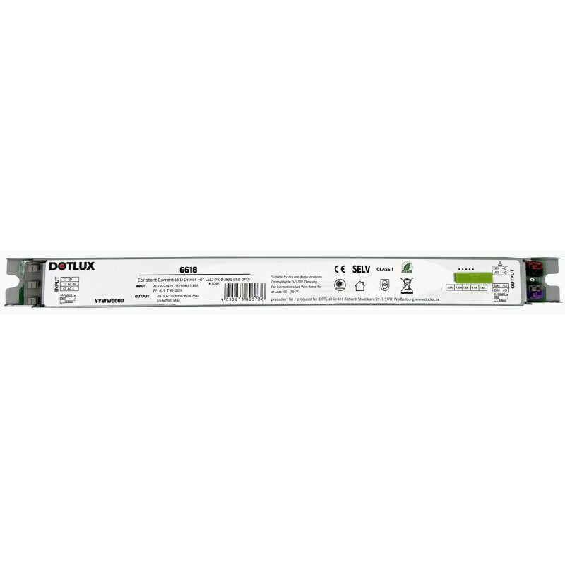 DOTLUX LED-Netzteil max.80W 1-10V dimmbar 900m-1600mA