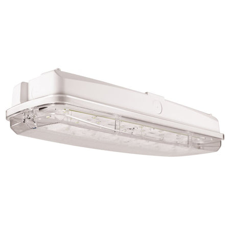 DOTLUX LED-Rettungsleuchte EXIT 3,8W 6000K inkl. 4 Piktogrammen 3h Betrieb,(Dauerbetrieb oder Notbeleuchtung) Li-FEPO4  autom. Selbsttest
