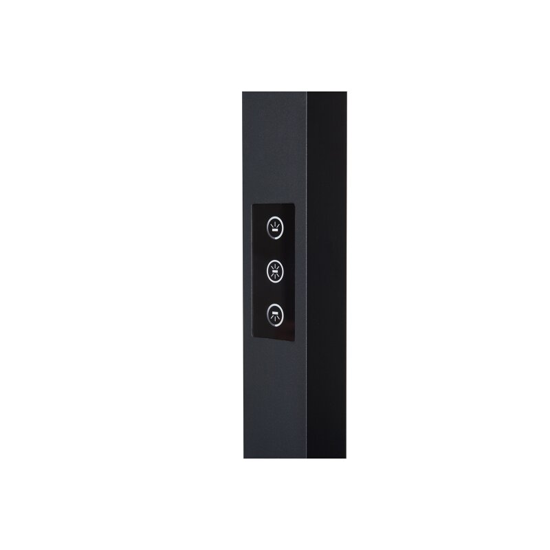 DOTLUX LED-Stehleuchte STYLEbutler 80W 4000K tageslichtabhängige Dimmung schwarz