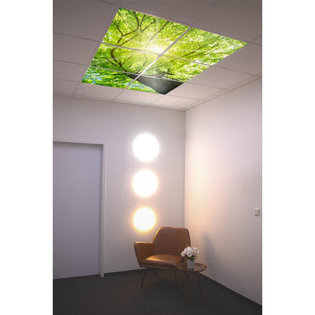 DOTLUX Motivplatte SKYLIGHT für Einbaupanels Motiv 1 Raster 1x1 für 620x620