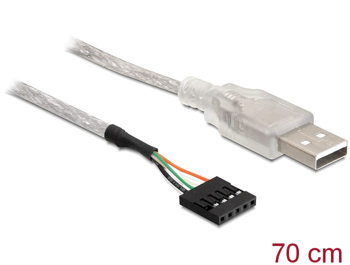 Delock Kabel USB 2.0-A Stecker auf Pfostenstecker