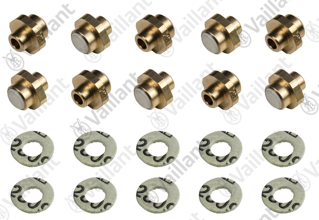 Vaillant Ersatzteil Brennerdüse, 0,25, (x10) für MAG 11-0/1 XZ, MAG 14-0/1 XZ u. a. | Art.-Nr. 0020206079