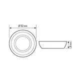 ESYLUX Abdeckrahmen ws Ersatzteil BASIC COVER 24 IP54 WH