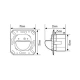 ESYLUX Präsenzmelder-Bus DALI-2 AP 1,1m PD 180/16 BASIC BMS DALI-2 v82-164°