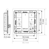 ESYLUX Controll-Panel IP20 Push Button x8 PATIENT ROOM ELC