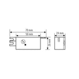 ESYLUX Dämmerungsschalter EB 1S 1000W ws CDS -E 60s/ein 60s/aus IP44
