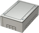 Einbaubox für Bodendose RB 7M, 273x182,5x83-128mm