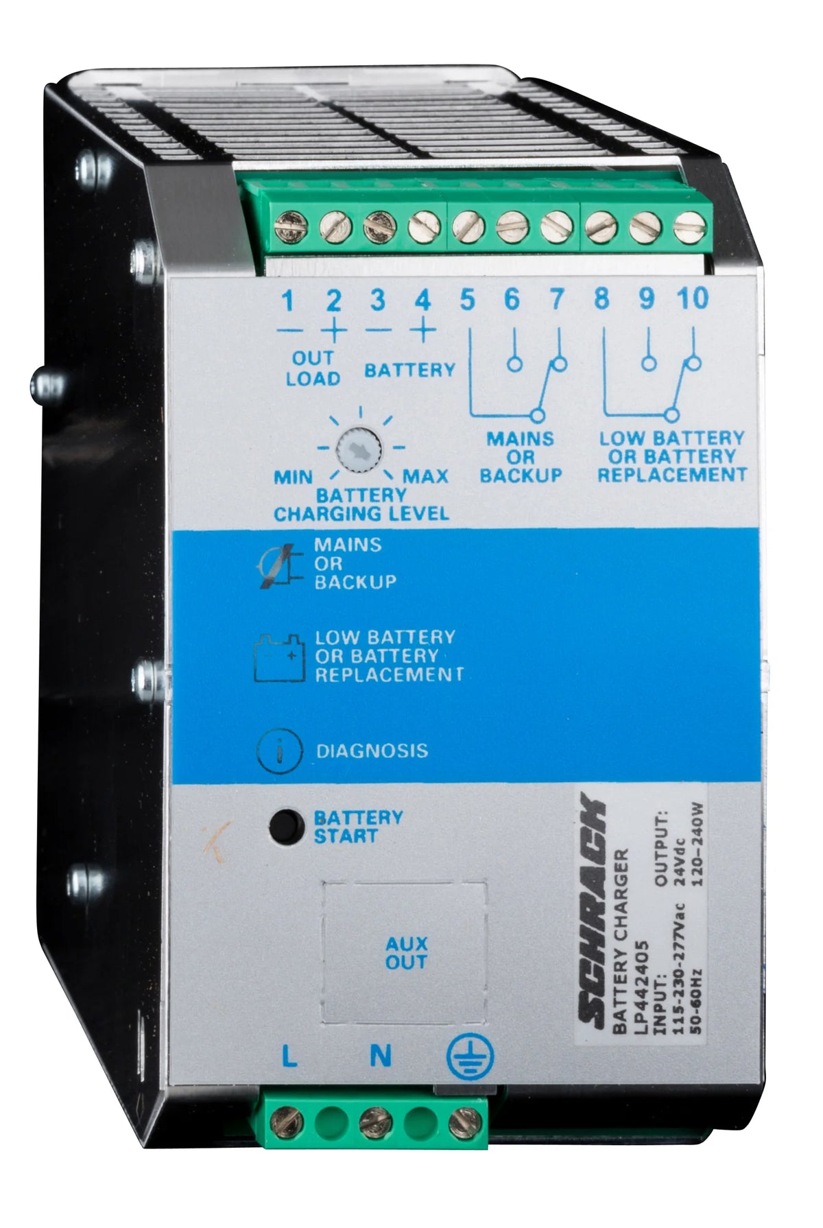 Einphasiges Netzgerät getaktet mit USV, 230VAC/24VDC, 5A