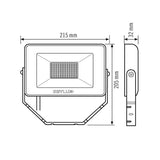 ESYLUX LED-Strahler 30W 3000K 3000lm sw OFL/AFL BASIC OFL BASIC LED 30W 3000K BK