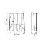 ESYLUX Ecksockel anth mt Zubehör Defensor EDGE MOUNTING AN