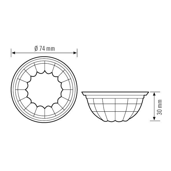 ESYLUX Zubehör Bewegungsmelder tra Defensor MD 230°/280° LENS MASK Zubehör