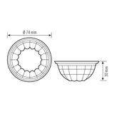 ESYLUX Zubehör Bewegungsmelder tra Defensor MD 230°/280° LENS MASK Zubehör