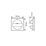 ESYLUX Abdeckung ws Zubehör Zubehör COVER ELK RS/PLUS IP20 WH