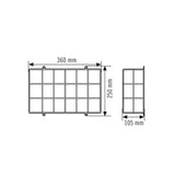 ESYLUX Schutzkorb ws ST Zubehör SLF 30 BASKET GUARD WALL