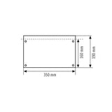 ESYLUX Piktogramm Rettungsweg dpls SLX 32 DISPLAY SYMBOL 2-SIDE DOWN R Acry
