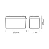 ESYLUX LED-Sicherheitsleuchte 3W 21m SLB EL LED 8h 21m SM Deckenanb
