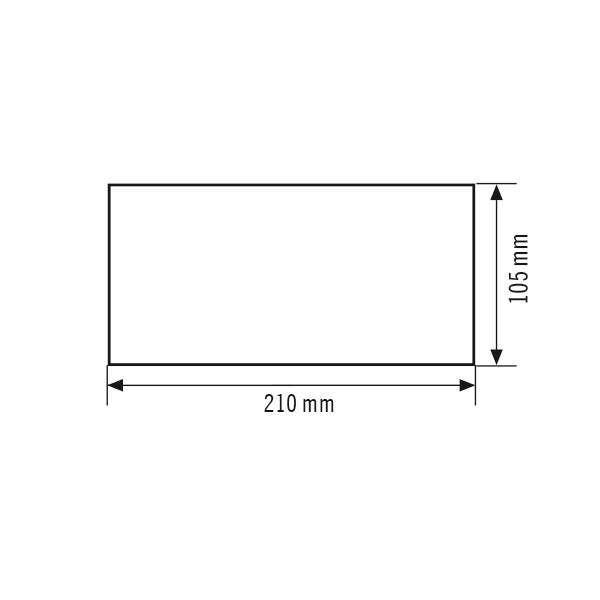 ESYLUX Piktogramm Ausgang Aufkleber SLB 21 SYMBOL SET 2
