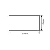 ESYLUX Piktogramm Ausgang Aufkleber SLB 21 SYMBOL SET 1
