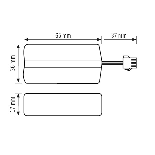 ESYLUX Akkupack 7,4V Li-Ion 2200mAh SLP-2 BATTERY Li-Ion 2200mAh 2zell