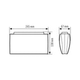 ESYLUX LED-Sicherheitsleuchte 4W 4000K SLE/SLF SLE EL LED 3h/8h 23m IR SC/C SM