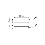 ESYLUX Akkupack 4,8V NiCad 1600mAh 4zell Zubehör SLE/SLF BATTERY NiMH 1600mAh 103
