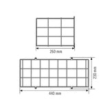ESYLUX Schutzkorb ws ST Zubehör SLX/ELX BASKET GUARD CEILING
