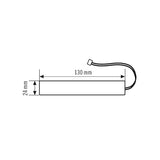 ESYLUX Akkupack 3,6V NiCad 1800mAh 3zell Zubehör ELX BATTERY NiCd 1800mAh 24x130x