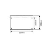 ESYLUX Piktogramm Ausgang dpls SLX 32 DISPLAY SYMBOL 2-SIDE DOWN Acrylg