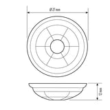 ESYLUX Deckeneinbauset Ersatzteil COMPACT MINI MOUNTING SET 6