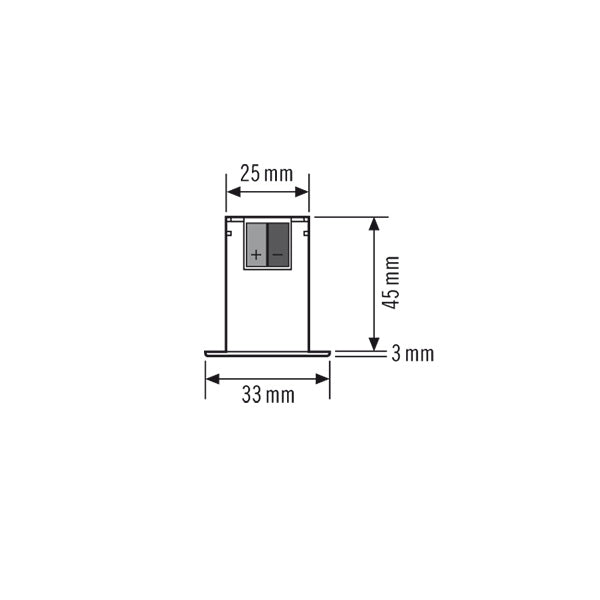 ESYLUX Präsenzmelder-Bus DALI UP v180° FLAT MINI PD-FLAT 360i/6 mini DALI 0-360