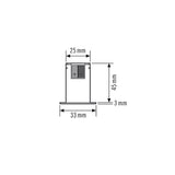 ESYLUX Präsenzmelder-Bus DALI UP v180° FLAT MINI PD-FLAT 360i/6 mini DALI 0-360