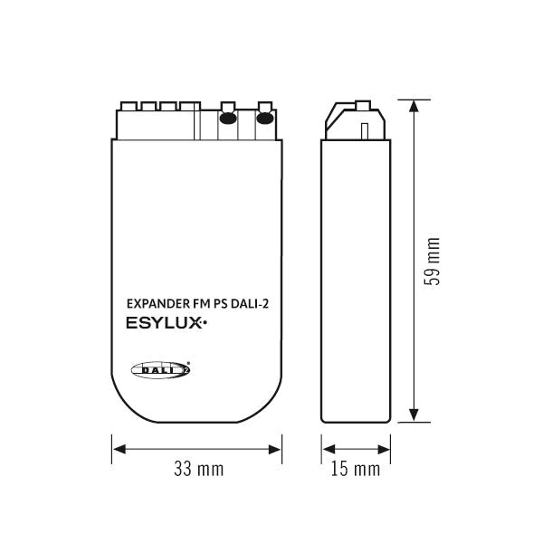 ESYLUX Repeater DALI-2 UP 240V EXPANDER FM PS DALI-2