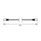 ESYLUX Patchkabel 10m bl RJ45 1:1 Zubehör CABLE RJ45 10m BL