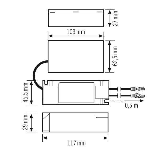 ESYLUX LED-Deckeneinbauleuchte 32W ws CELINE2 PNL 625 DDP OP 3800 8TW IP2 2700