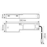 ESYLUX LED-Steuerung 29W 750mA 24-50V JUNA DRIVER DALI-2 DALI IP20 Kstgeh dyn