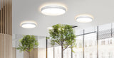 ESYLUX LED-Anbauleuchte 30W 3000K 3300lm SVENJA CL 450 DDP OP 3300 830 IP20 ws
