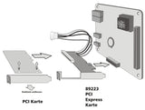 Delock Riser Karte PCI Express x1 zu 1 x PCI 32 Bit 5 V Slot