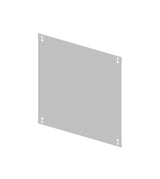 Blindfrontplatte 495mm B10 Stahlblech