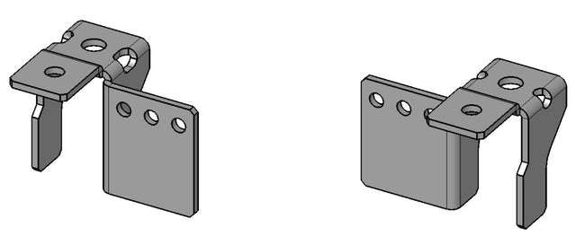 Montageplatten Tiefenverstellungssatz (VE=2 Stk.)