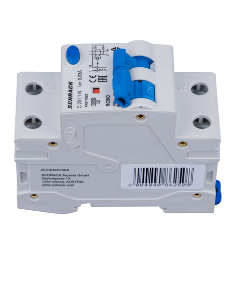 FI/LS-Schalter 1+N, AMPARO, 10kA, C 20A, 30mA, Typ A