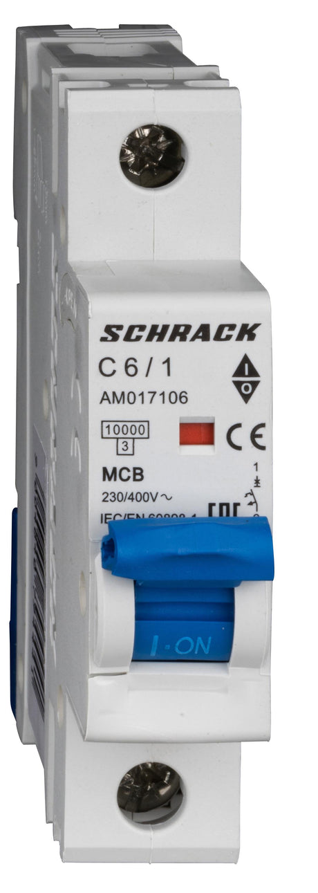 Leitungsschutzschalter AMPARO 10kA, C 6A, 1-polig