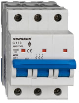 Leitungsschutzschalter AMPARO 10kA, C 1A, 3-polig